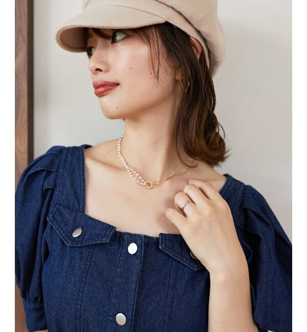 MAJESTICLEGON「パールコンビネックレス」|ネックレス|