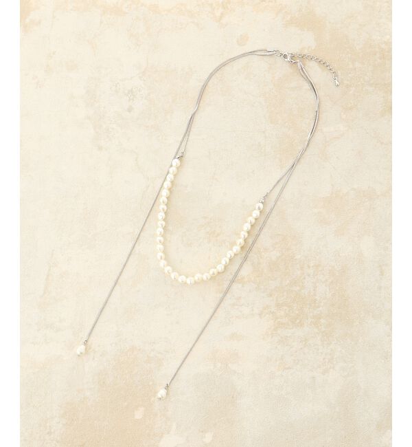 MAJESTICLEGON「パールコンビネックレス」|ネックレス|