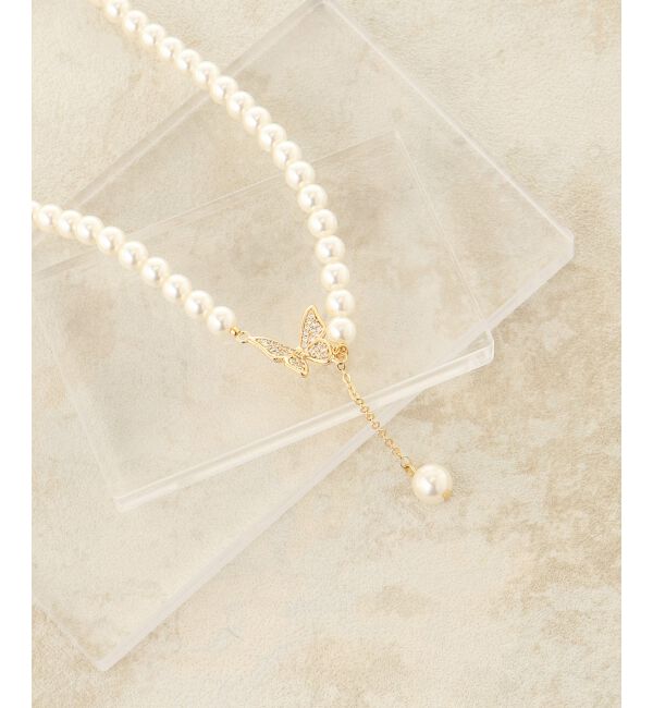 MAJESTICLEGON「パールコンビネックレス」|ネックレス|
