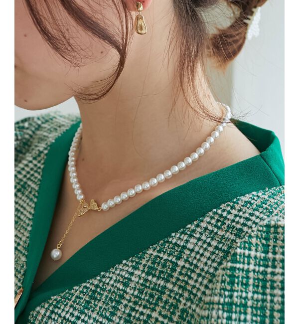 MAJESTICLEGON「パールコンビネックレス」|ネックレス|