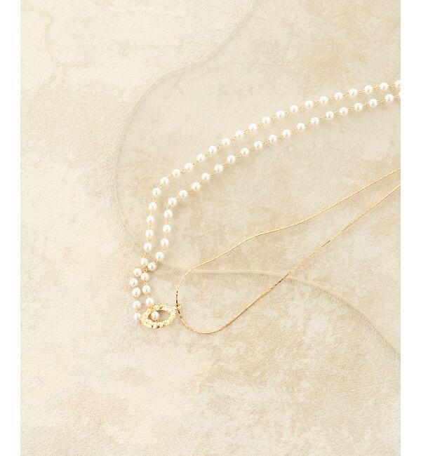 MAJESTICLEGON「パールコンビネックレス」|ネックレス|
