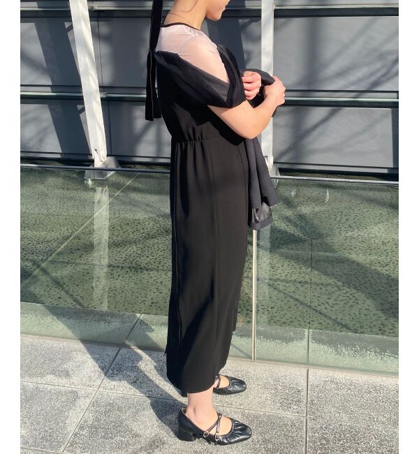 MAJESTICLEGON「ドレープチュール切替ドレス」|ドレス|