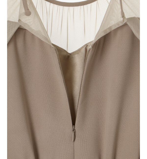 MAJESTICLEGON「ドレープチュール切替ドレス」|ドレス|