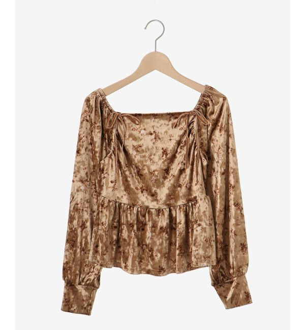 MAJESTICLEGON「チョーカーセットベロアトップス」|シャツ・ブラウス|