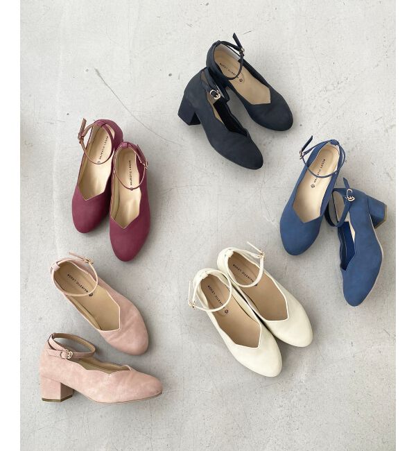 MAJESTICLEGON「ふかふかスカラップパンプス」|パンプス|