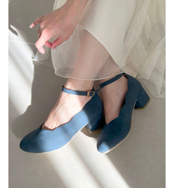 MAJESTICLEGON「ふかふかスカラップパンプス」|パンプス|