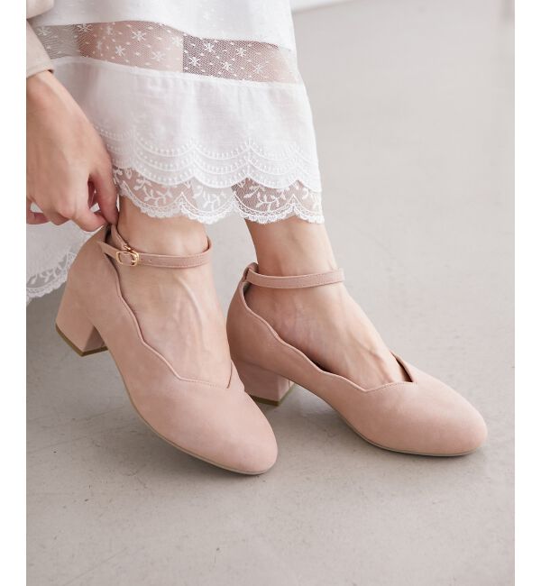 MAJESTICLEGON「ふかふかスカラップパンプス」|パンプス|