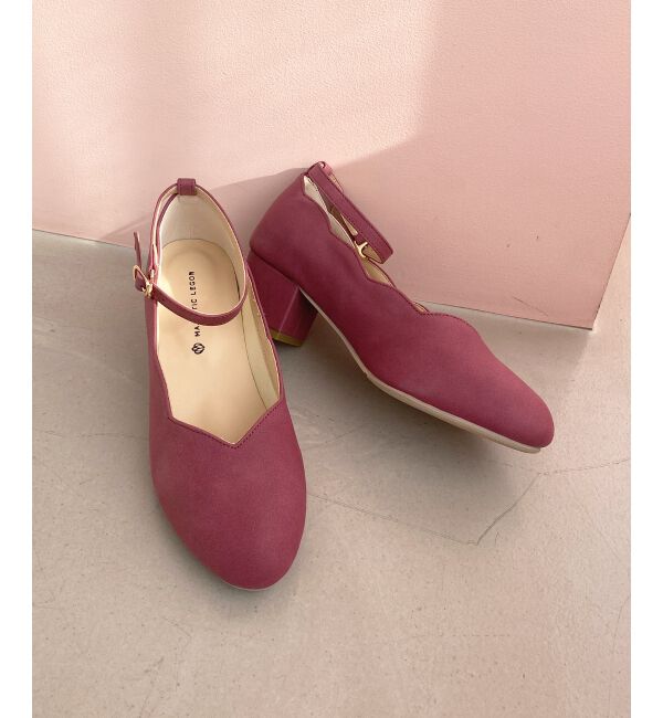 MAJESTICLEGON「ふかふかスカラップパンプス」|パンプス|