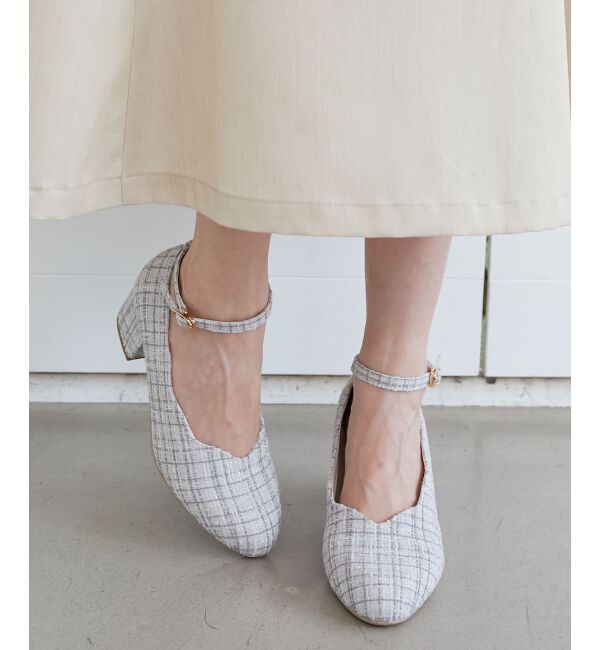 MAJESTICLEGON「ふかふかスカラップパンプス」|パンプス|