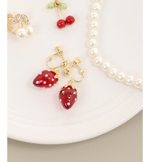  「フルーツモチーフイヤリング」|イヤリング|