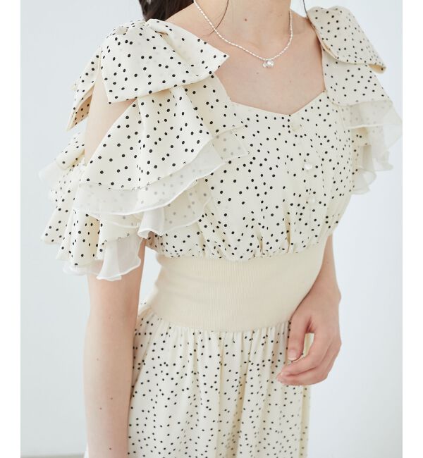  「&infin;フリルリボンコルセットワンピース」|ワンピース|