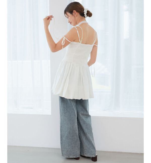  「レースチョーカーセットバルーンミニワンピ」|ワンピース|