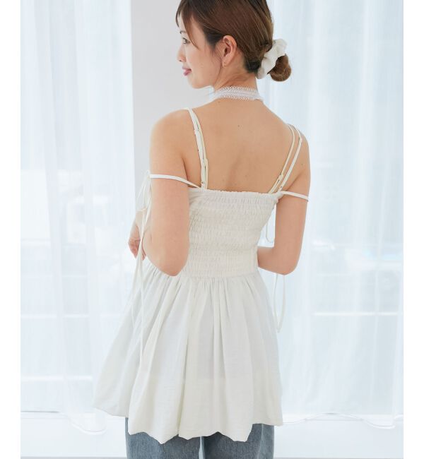  「レースチョーカーセットバルーンミニワンピ」|ワンピース|