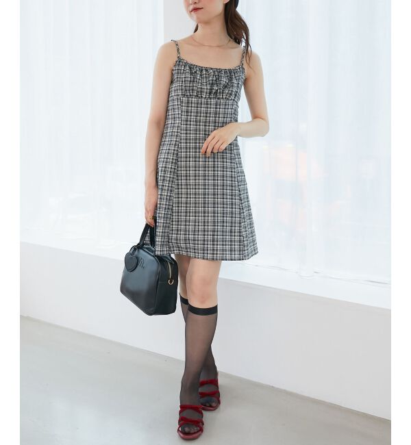  「チュールボレロセットミニキャミワンピ」|ワンピース|