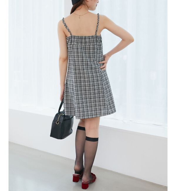  「チュールボレロセットミニキャミワンピ」|ワンピース|