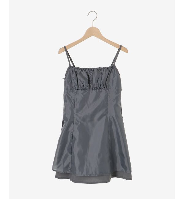  「チュールボレロセットミニキャミワンピ」|ワンピース|