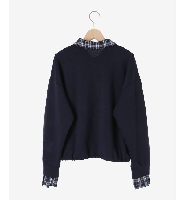  「レイヤード風スウェットセットアップ」|ワンピース|