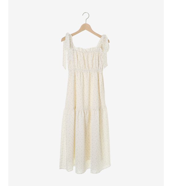  「肩リボンキャミワンピース」|ワンピース|