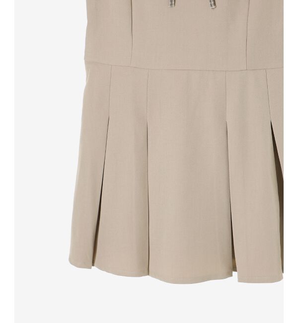  「ドッキングノースリーブミニワンピース」|ワンピース|