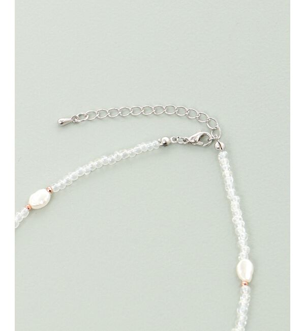  「きらきらリボンモチーフネックレス」|ネックレス|