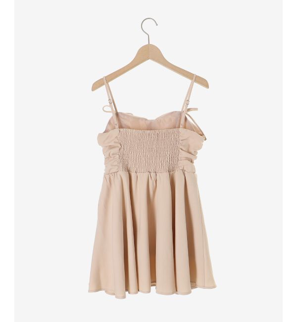  「ふわふわニット&times;ミニワンピセット」|ワンピース|