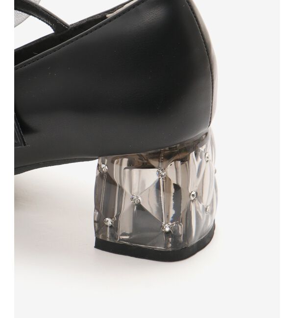  「2WAYリボンキラキラヒールパンプス」|パンプス|