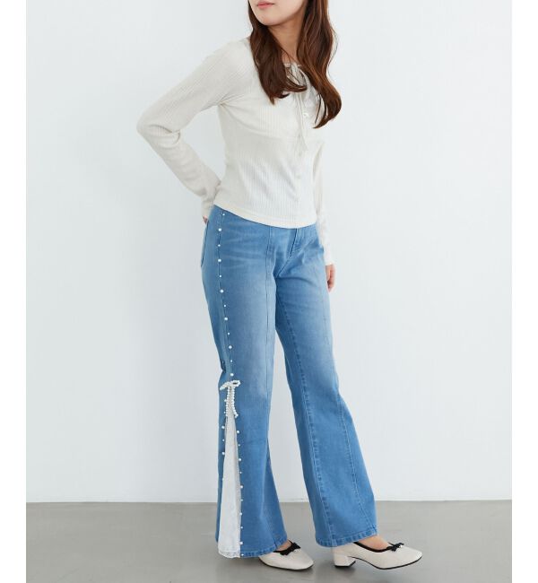  「キルティングリボンパンプス」|パンプス|