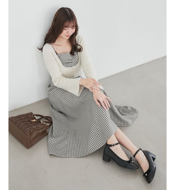  「キルティングリボンパンプス」|パンプス|