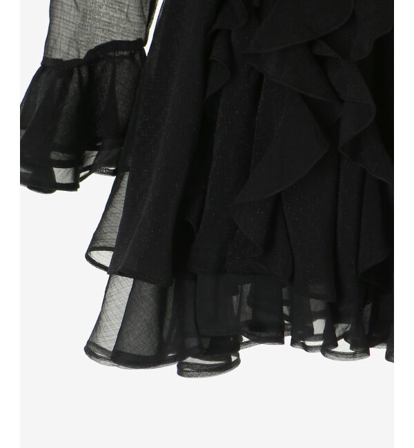  「エアリーラッフルフリルミニワンピース」|ワンピース|