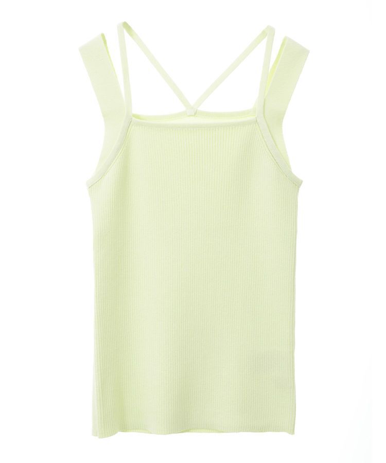 earth music&ecology「レイヤードニットタンクトップ」|キャミソール|