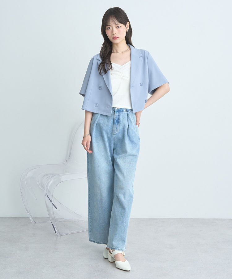 earth music&ecology「ショートテーラードジャケット」|テーラードジャケット|