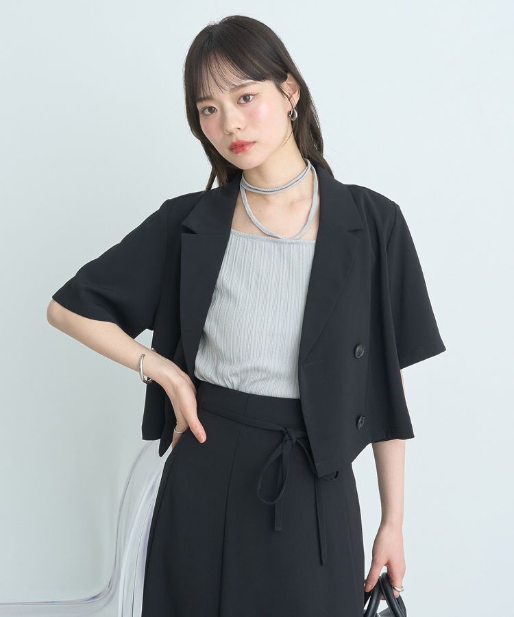 earth music&ecology「ショートテーラードジャケット」|テーラードジャケット|