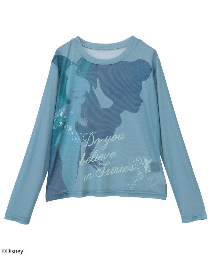 earth music&ecology「Tinker Bell/グラフィックシアープルオーバー」|Tシャツ・カットソー|Gray