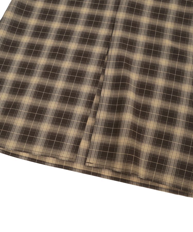 earth music&ecology「2wayフリルチェックキャミワンピース」|ワンピース|