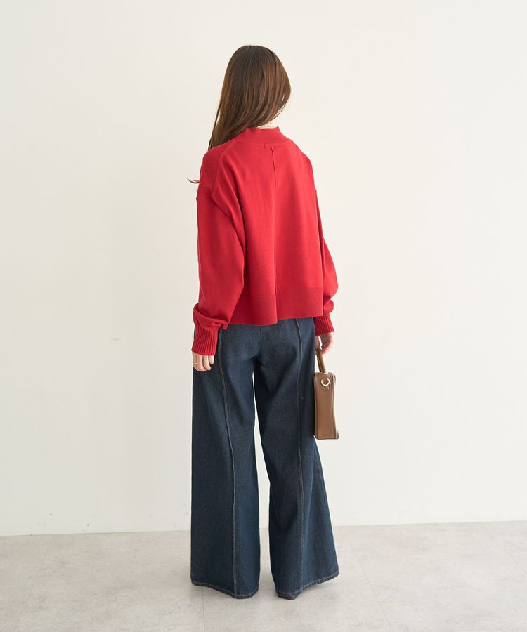 earth music&ecology「選べる丈ハイネックニット」|ニット・セーター|