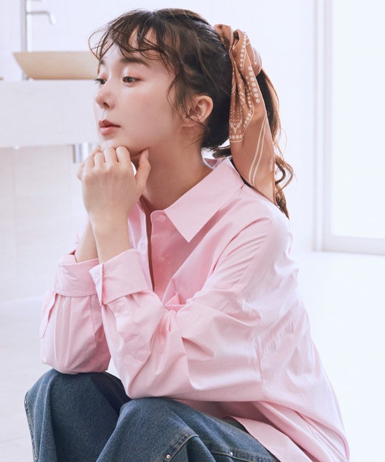 earth music&ecology「ボタニカル柄スカーフ(70&times;70)」|バンダナ・スカーフ|