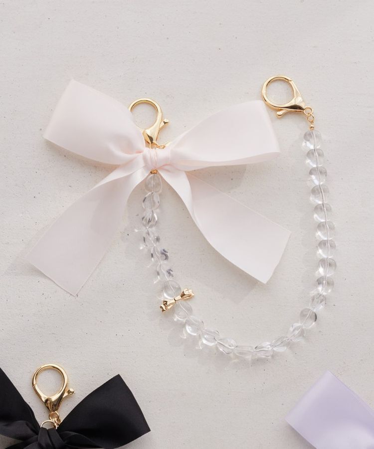 Maison de FLEUR「ビッグリボンチャーム」|その他|ライトピンク