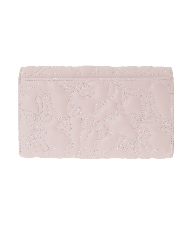 Maison de FLEUR「リボンキルティングロングウォレット」|財布|