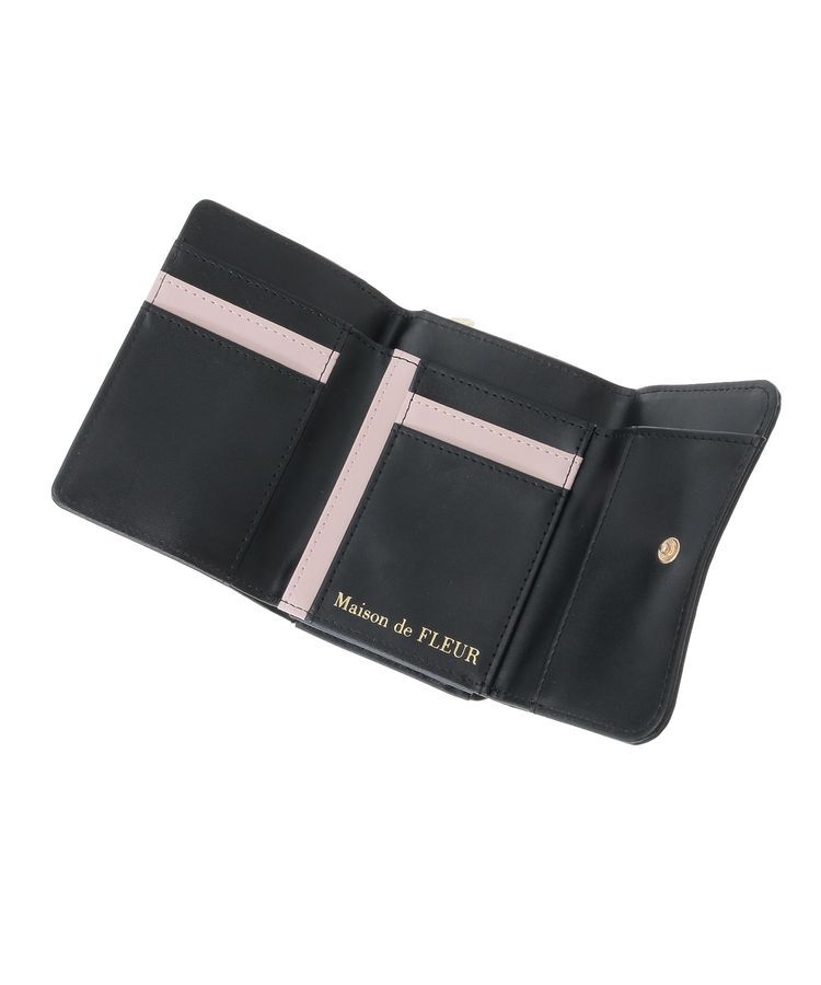 Maison de FLEUR「リボンキルティングウォレット」|財布|