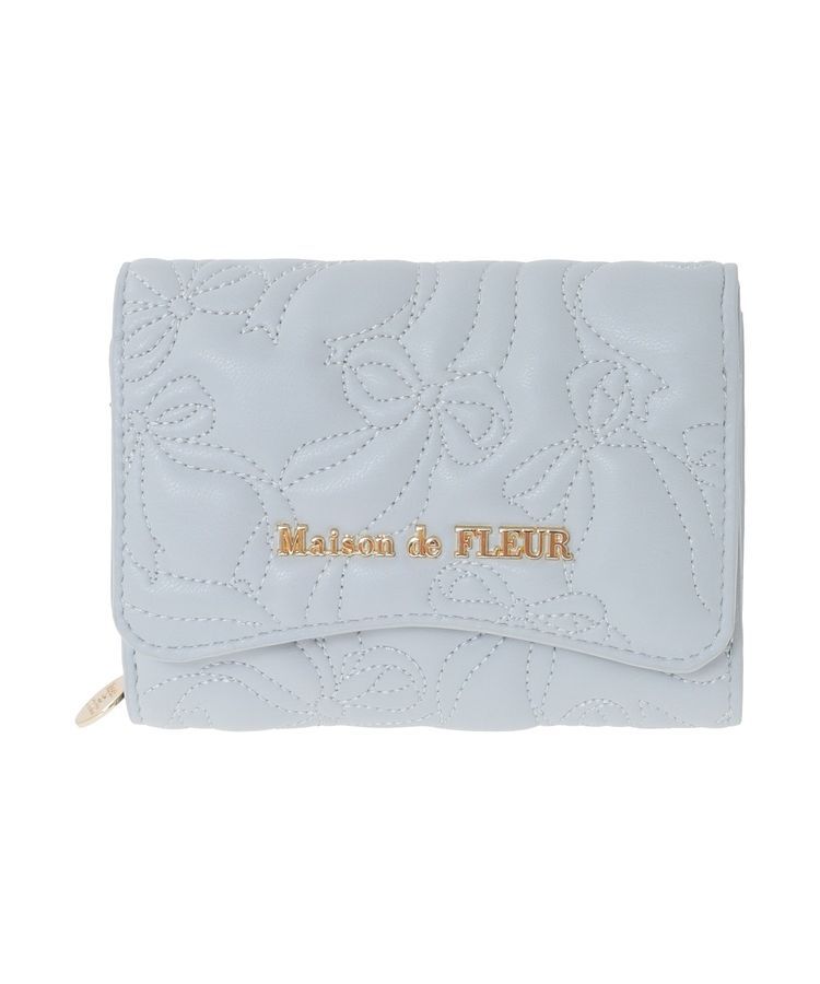 Maison de FLEUR「リボンキルティングウォレット」|財布|