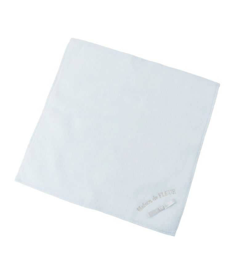 Maison de FLEUR「ラメリボンタオルハンカチ」|ハンカチ|