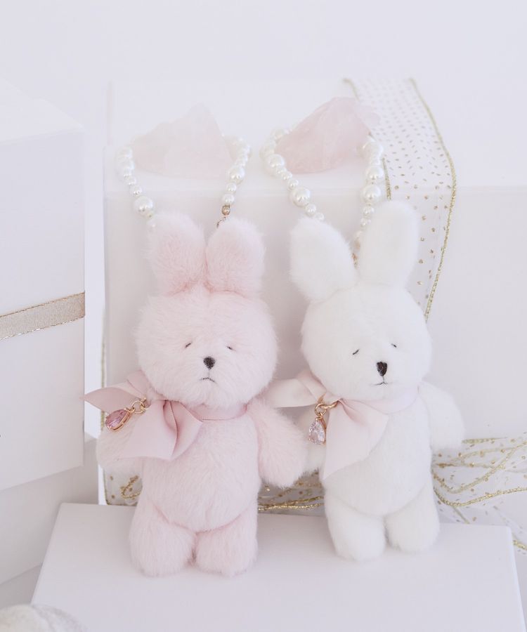 Maison de FLEUR「ビジューリボンラビットチャーム」|その他|