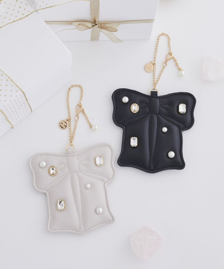 Maison de FLEUR「リボンビジューパスケース」|その他|