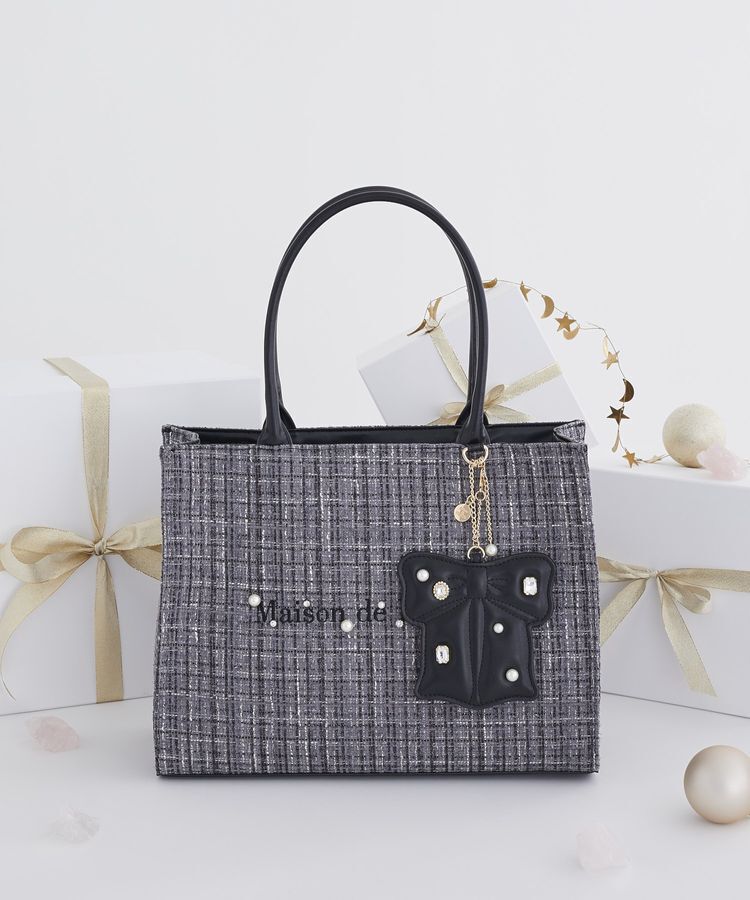 Maison de FLEUR「リボンビジューパスケース」|その他|