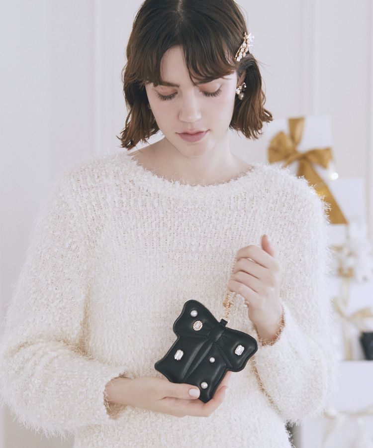 Maison de FLEUR「リボンビジューパスケース」|その他|