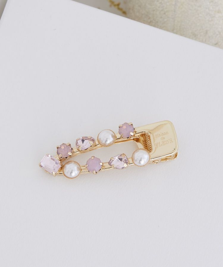 Maison de FLEUR「メタルビジュークリップ」|その他|ライトピンク
