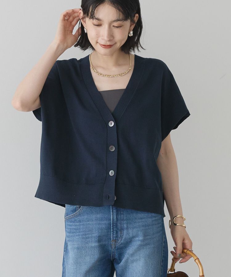 AMERICAN HOLIC「【前後2WAY】Vネックニットベスト」|ベスト・ジレ|