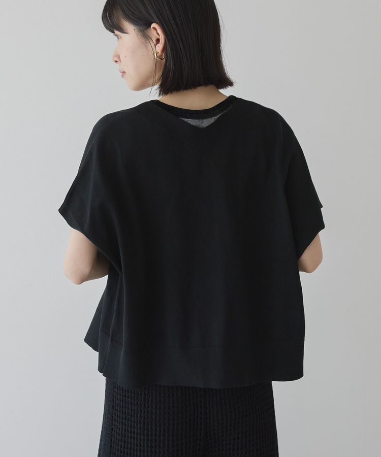 AMERICAN HOLIC「【前後2WAY】Vネックニットベスト」|ベスト・ジレ|