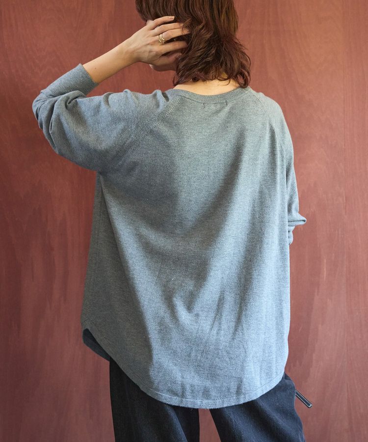 AMERICAN HOLIC「バイパチ2WAYヘンリーネックニットプルオーバー＜静電気軽減＞」|ニット・セーター|