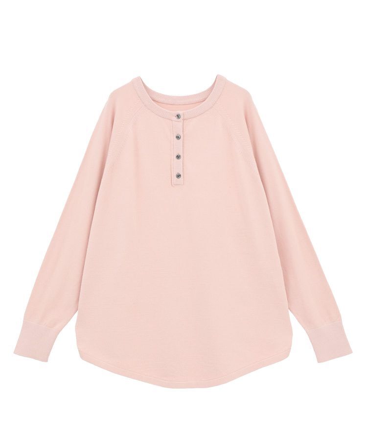 AMERICAN HOLIC「バイパチ2WAYヘンリーネックニットプルオーバー＜静電気軽減＞」|ニット・セーター|